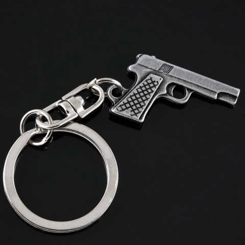 Brelok: pistolet VIS kolor srebrny wz. 35 (mały) Brelok: pistolet VIS kolor srebrny wz. 35 (mały)