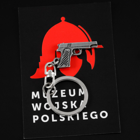 Brelok: pistolet VIS kolor srebrny wz. 35 (mały) Brelok: pistolet VIS kolor srebrny wz. 35 (mały)