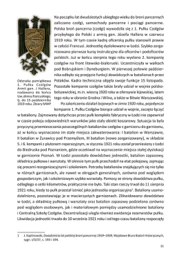 Franciszek Idkowiak. Dowódcy poznańskich oddziałów pancernych w latach 1919-1939