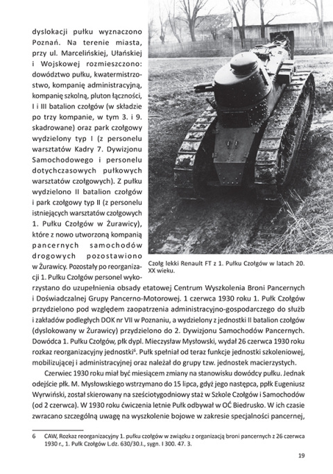 Franciszek Idkowiak. Dowódcy poznańskich oddziałów pancernych w latach 1919-1939