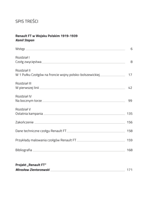 Kamil Stepan, Mirosław Zientarzewski. Publikacja Renault FT w Wojsku Polskim (1919-1939) Kamil Stepan, Mirosław Zientarzewski. Publikacja Renault FT w Wojsku Polskim (1919-1939)