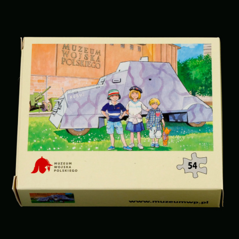 Puzzle: samochód pancerny "Kubuś" Puzzle: samochód pancerny "Kubuś"