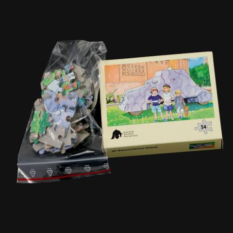 Puzzle: samochód pancerny "Kubuś" Puzzle: samochód pancerny "Kubuś"